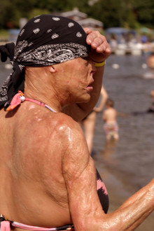 À la plage