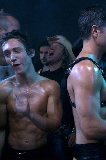Interior. Leather Bar.