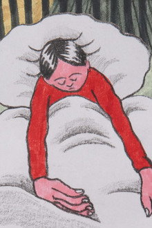 Entrebâillée