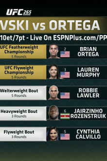 UFC 266: Volkanovski vs. Ortega
