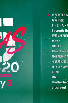 B'z SHOWCASE 2020 -5 ERAS 8820- Day3
