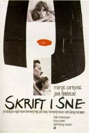 Poster Skrift i sne 1966