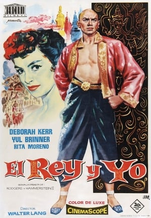 Poster El rey y yo 1956