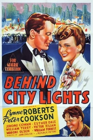 Poster Behind City Lights 1945