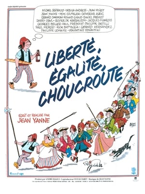 Poster Liberté, égalité, choucroute 1985
