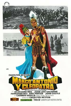 Poster Marco Antonio y Cleopatra 1972