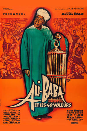 Poster Alí Babá y los cuarenta ladrones 1954