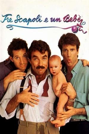 Poster Tre scapoli e un bebè 1987