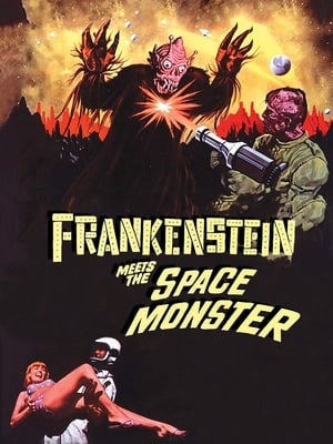 Image Frankenstein contre le monstre de l'espace