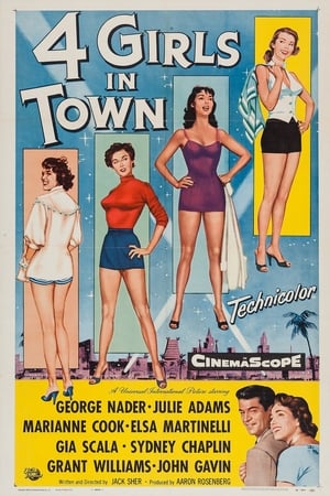 Poster Four Girls in Town 1957