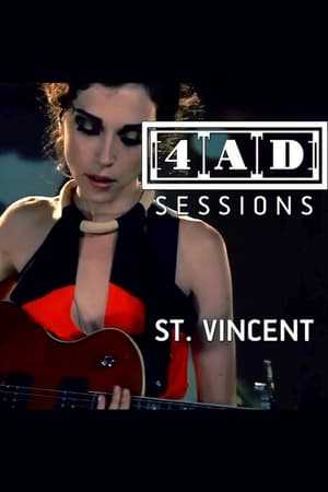 Poster St. Vincent - 4AD Sessions 2011