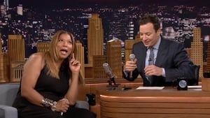 The Tonight Show Starring Jimmy Fallon Season 2 :Episode 79  Queen Latifah, Sam Rockwell, a performance by the Broadway cast of Something Rotten!