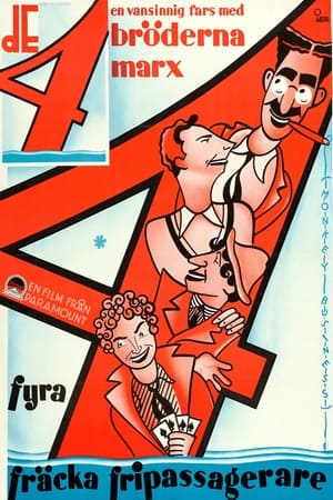 Poster Fyra fräcka fripassagerare 1931