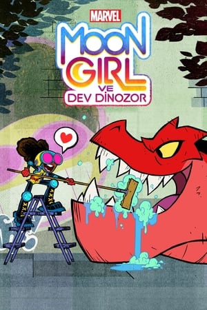 Image Marvel Moon Girl ve dev dinozor