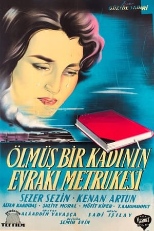 Poster Ölmüş Bir Kadının Evrak-ı Metrukesi 1956