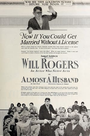 Poster Almost a Husband 1919