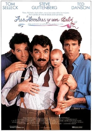 Poster Tres hombres y un bebé 1987