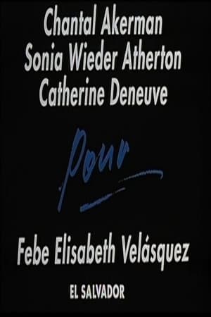 Pour Febe Elisabeth Velasquez, El Salvador 1991