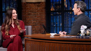 Late Night with Seth Meyers Season 13 :Episode 64  Kaley Cuoco, James Acaster