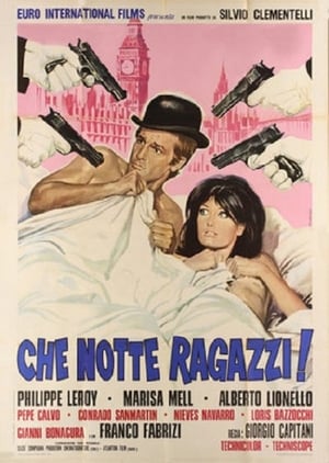 Poster Che notte, ragazzi! 1966