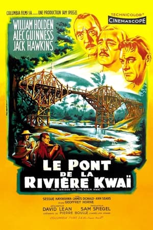 Poster Le Pont de la rivière Kwaï 1957