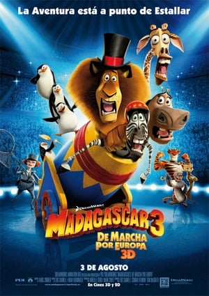 Poster Madagascar 3: De marcha por Europa 2012