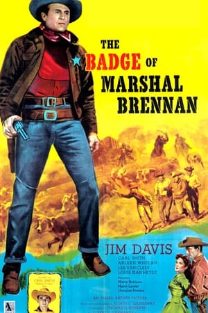Poster The Badge of Marshal Brennan 1957