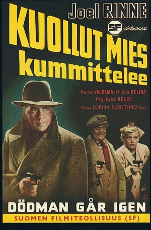 Poster Kuollut mies kummittelee 1952