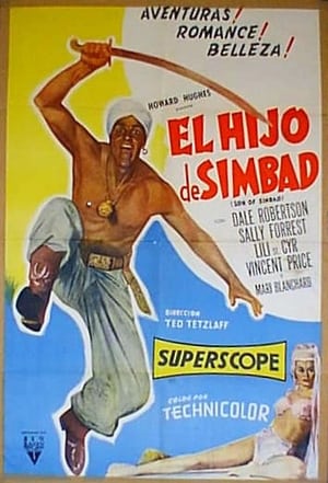Poster El hijo de Simbad 1955