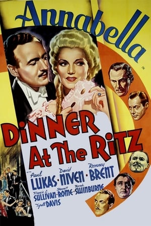 Poster Dinner at the Ritz 1937