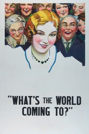 Poster What's the World Coming To? 1926