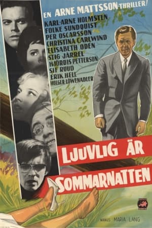 Poster Ljuvlig är sommarnatten 1961