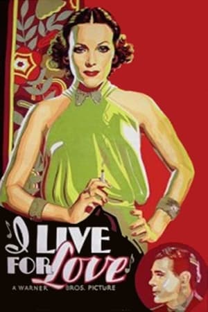 Poster I Live for Love 1935