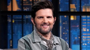 Late Night with Seth Meyers Season 13 :Episode 93  Adam Scott, Juliette Lewis