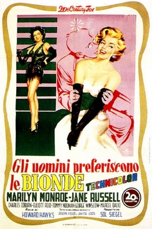 Poster Gli uomini preferiscono le bionde 1953