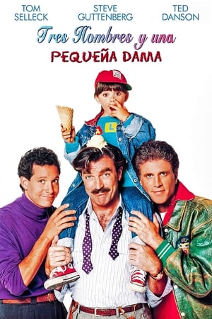 Poster Tres hombres y una pequeña dama 1990