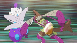 Pok&eacute;mon Horizons Season 1 :Episode 134  The Ultimate Showdown! Mega Evolution!!