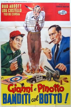 Poster Gianni e Pinotto banditi col botto 1956