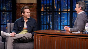 Late Night with Seth Meyers Season 13 :Episode 12  Ryan Reynolds, Emilia Jones