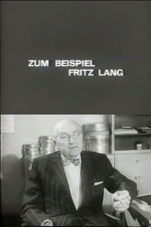 Zum Beispiel: Fritz Lang 1968