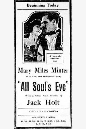 Poster All Souls' Eve 1921