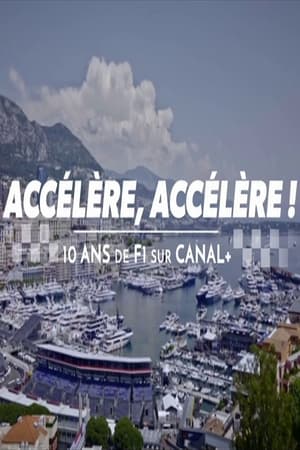 Poster Accélère, accélère ! 10 ans de F1 sur Canal+ 2023