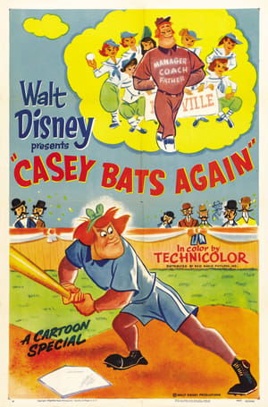 Poster Casey Bats Again 1954