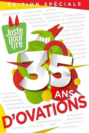 Poster Juste pour rire - 35 ans d'ovations 2017