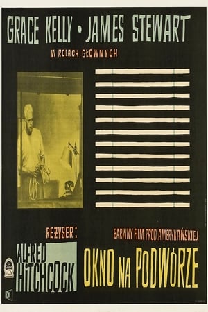 Poster Okno na podwórze 1954