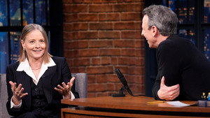 Late Night with Seth Meyers Season 13 :Episode 48  Jodie Foster, Simu Liu