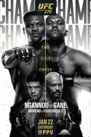 Poster UFC 270: Ngannou vs. Gane 2022