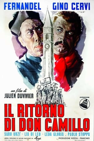 Poster Il ritorno di Don Camillo 1953