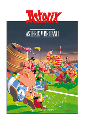 Poster Asterix v Británii 1986