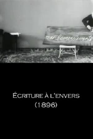 Écriture à l'envers 1896